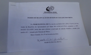 INSS diz que fez pedido de reativação do benefício, mas solução depende da Receita