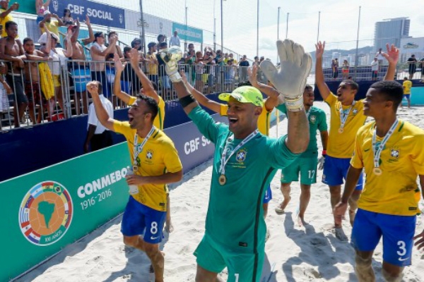 Seleção Brasileira conquistou a Copa América de futebol de areia