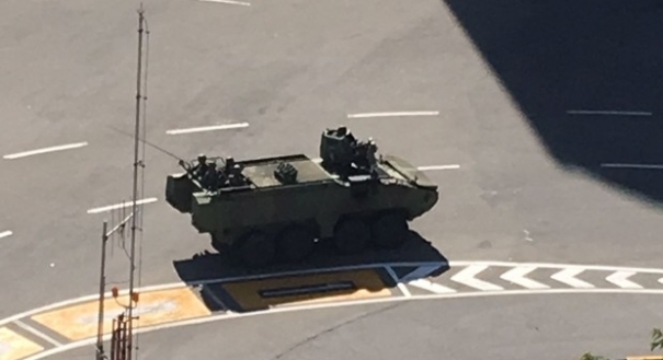 Tanques do Exército foram vistos nas ruas de Vitória e Vila Velha