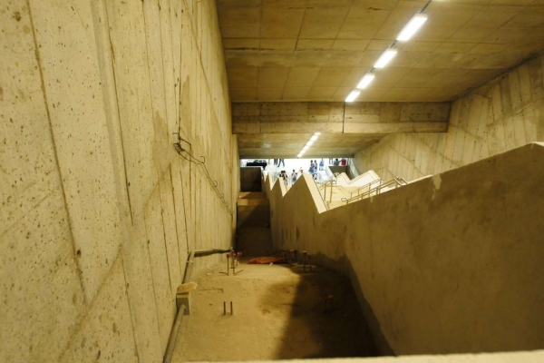 Kleber Andrade: vA?o onde deve ser instalada a escada rolante