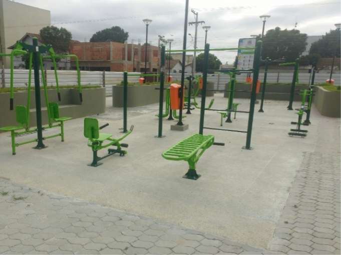 Praça com equipamentos para ginástica e estrada entre Jaguaré e rodovia serão entregues oficialmente 