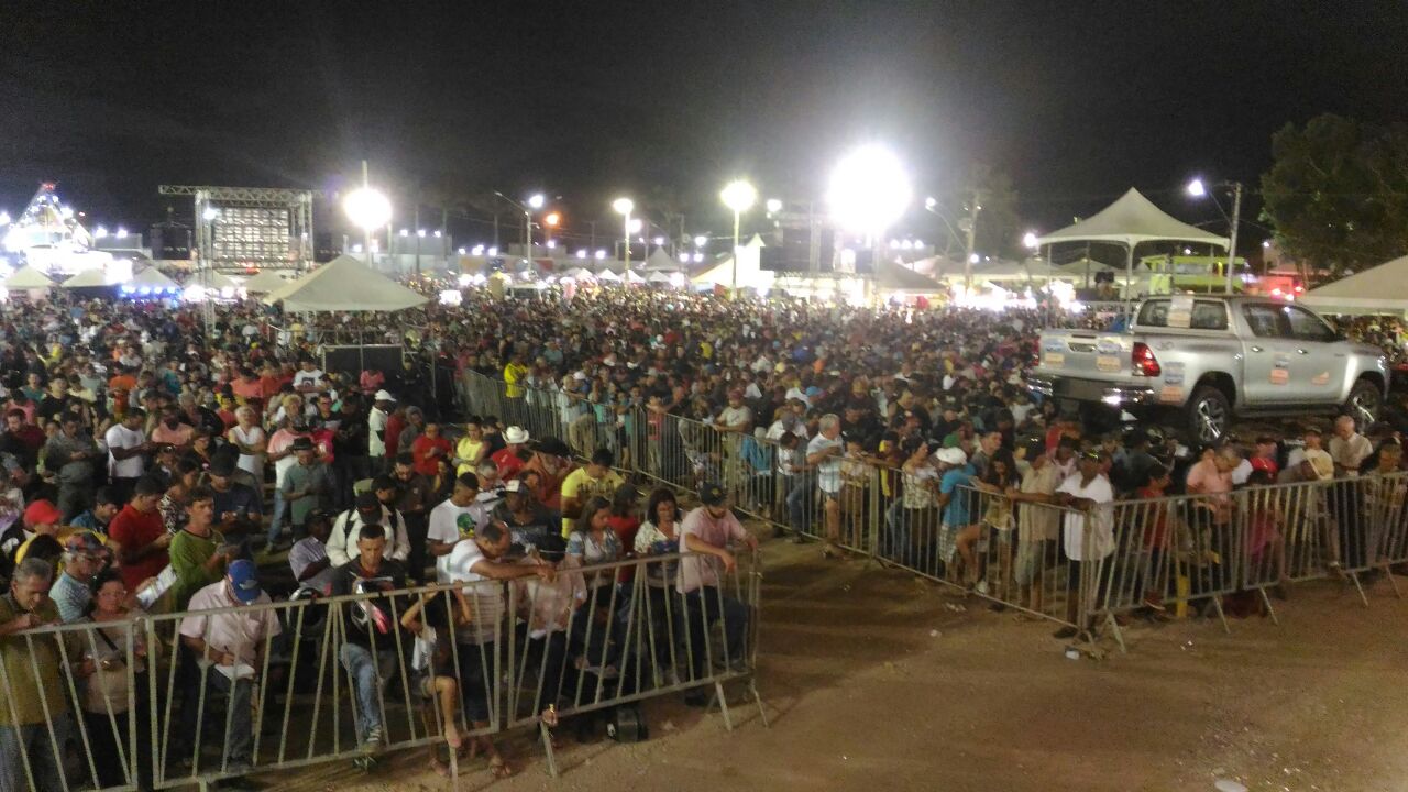 Evento que aconteceu no Parque de Exposições de Itapemirim, Sul do Espírito Santo, teve bingo cujo prêmio era uma Toyota Hilux avaliada em R$ 160 mil 