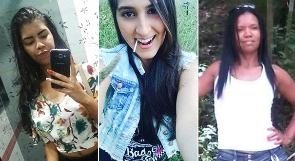 Amanda S. Evangelista, Luiza Mariano da Silva e Claudiana Bom Macota foram vítimas