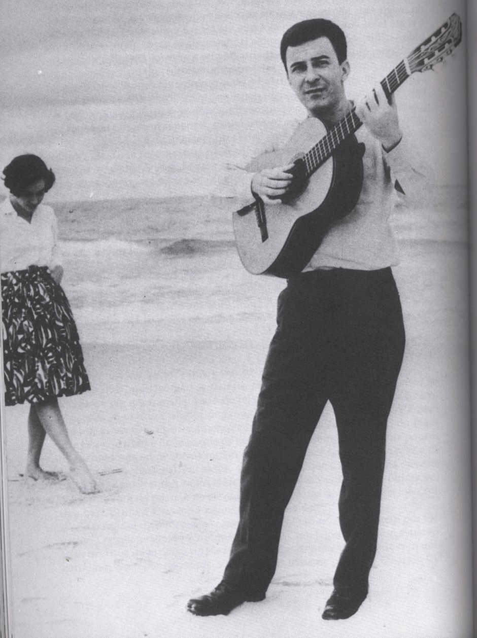 Astrud Gilberto e João Gilberto no Arpoardor, no Rio de Janeiro, em 1959. Crédito: Reprodução