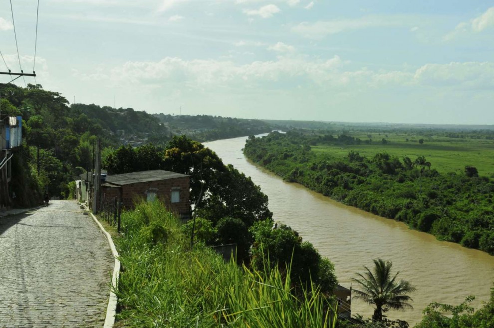 Rio Cricaré, no Norte do Estado, era navegável até o km 14 . Crédito: Carlos Alberto Silva