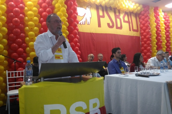 Luiz Ciciliotti volta a ser o presidente estadual do PSB, pelos próximos 3 anos