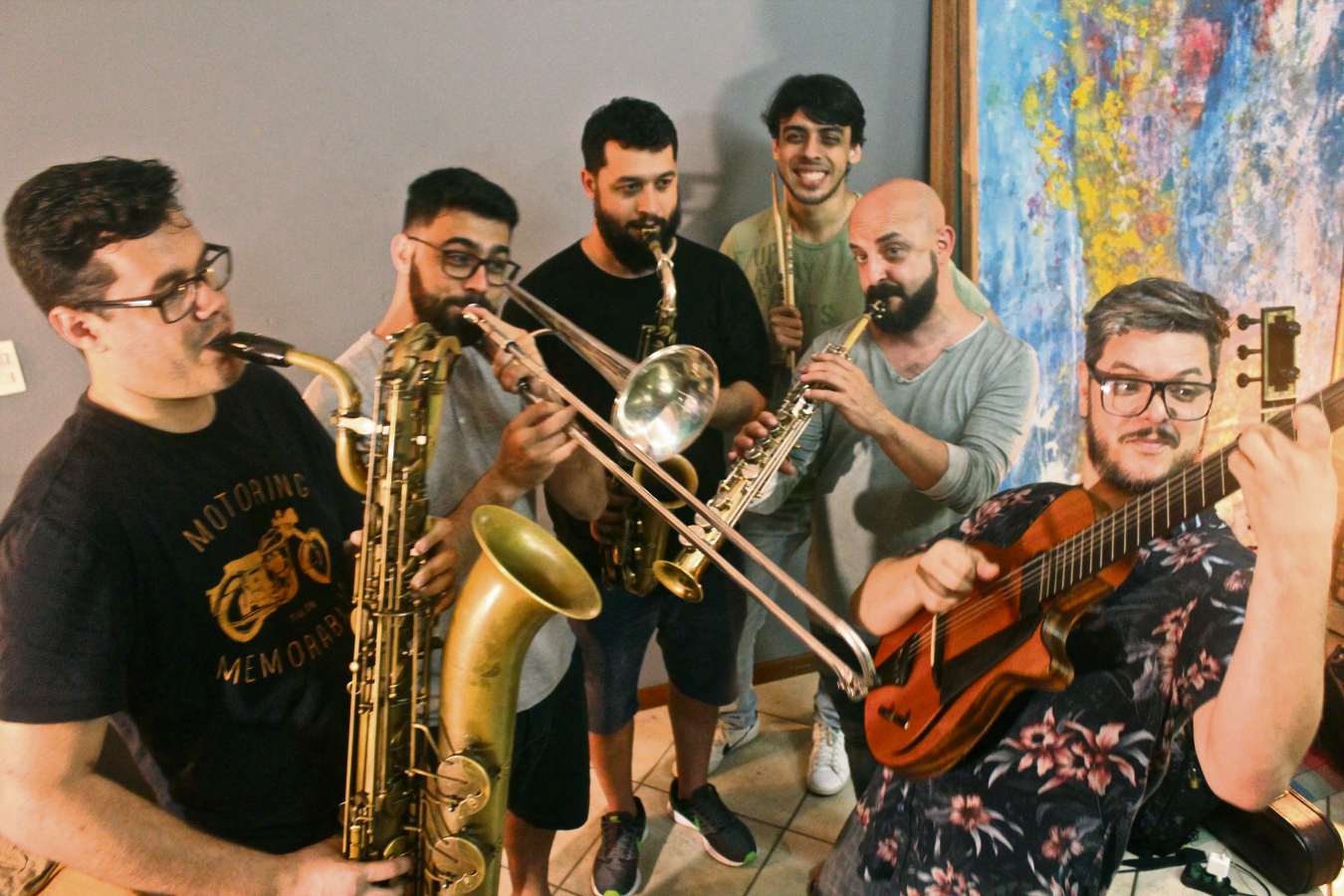 O grupo Orizzonti Sexteto surgiu em 2015 através de uma pesquisa musical realizada por Wanderson Lopez . Crédito: Giovani Malini