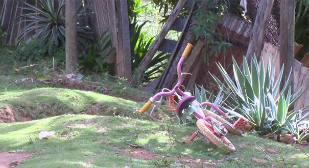 Bicicleta da menina Thayná