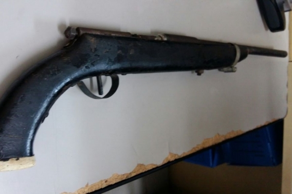 Arma usada em assalto no bairro Rio Marinho, em Vila Velha