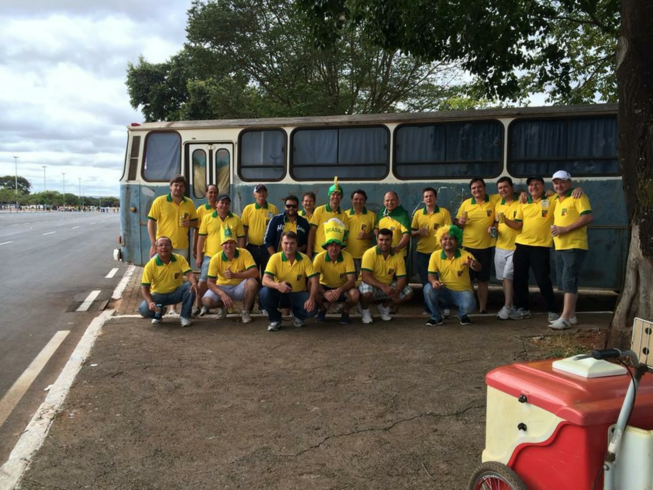 Torcedores da Seleção Brasileira vão acompanhar mais uma Copa do Mundo. Crédito: Acervo Pessoal