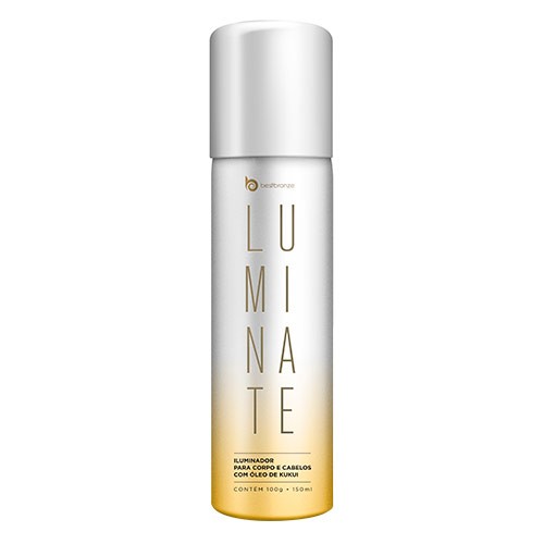 Iluminador para corpo e cabelo, da Luminate. Crédito: Reprodução/Sephora