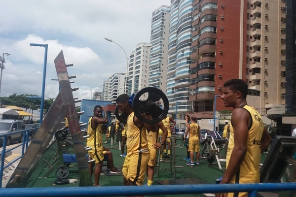 Elenco do Tupy se prepara para a disputa do Capixabo 2018