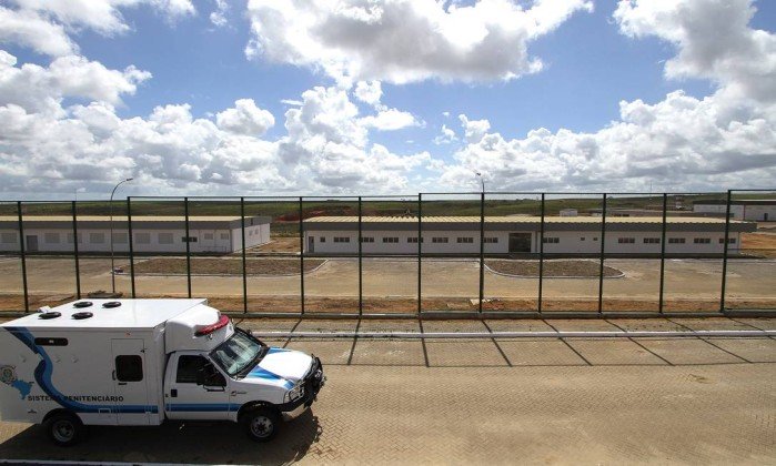 O presídio de Itaquitinga (PE) teve 705 das obras concluídas e deve ser doado para a União. Crédito: Divulgação