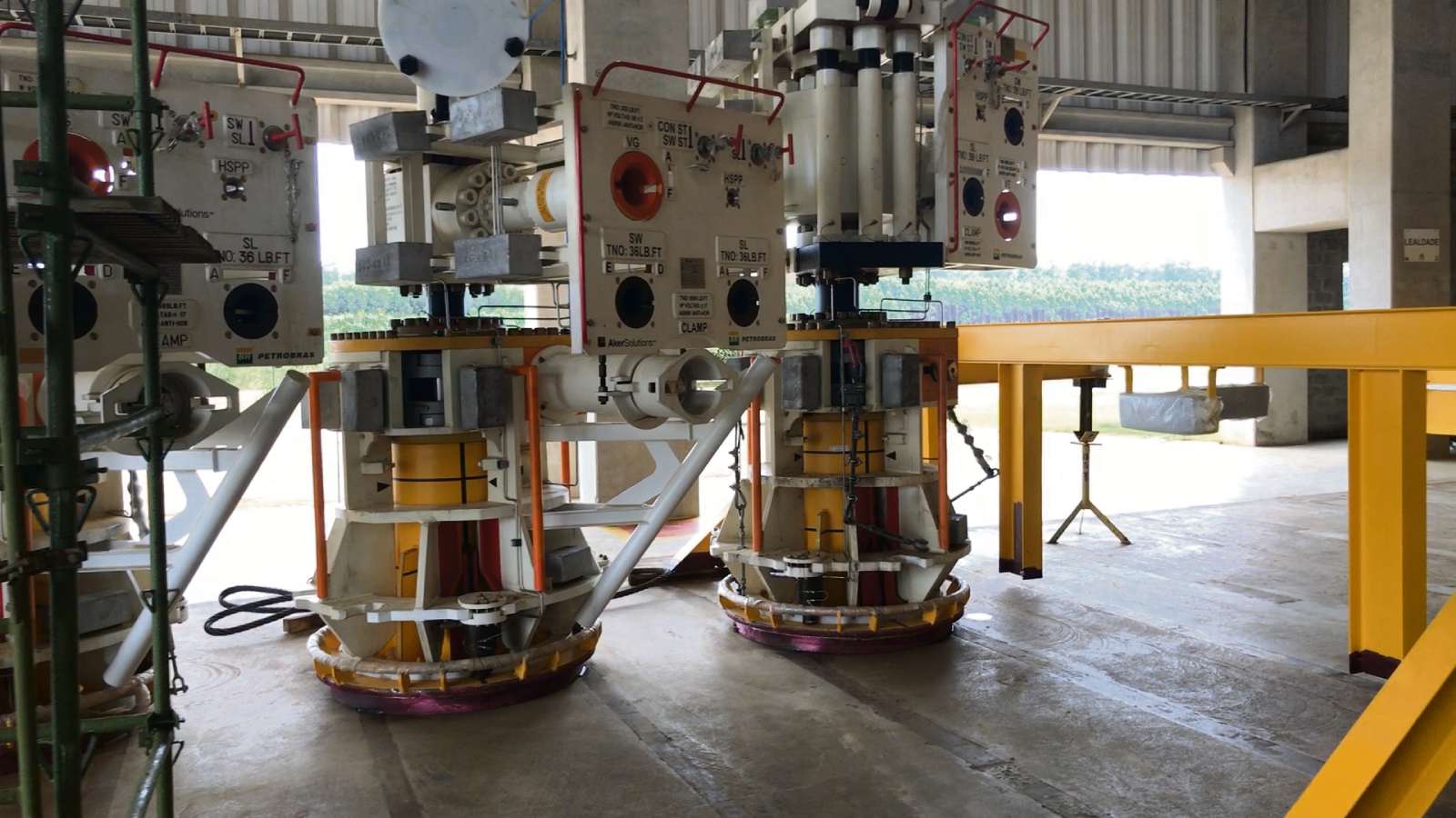 Oito equipamentos, chamados de manifolds, estão sendo fabricados em Aracruz pela Imetame . Crédito: Rafael Silva | Gazeta Online