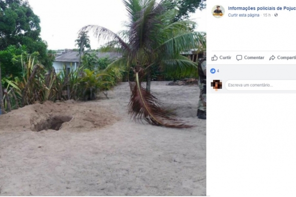 Cova onde casal foi encontrado foi cavada no quintal da casa das vítimas