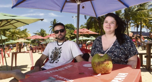 O casal Ana Clara Vetronille, 24 anos, e Hugo de Almeida Guimarães, 27 anos