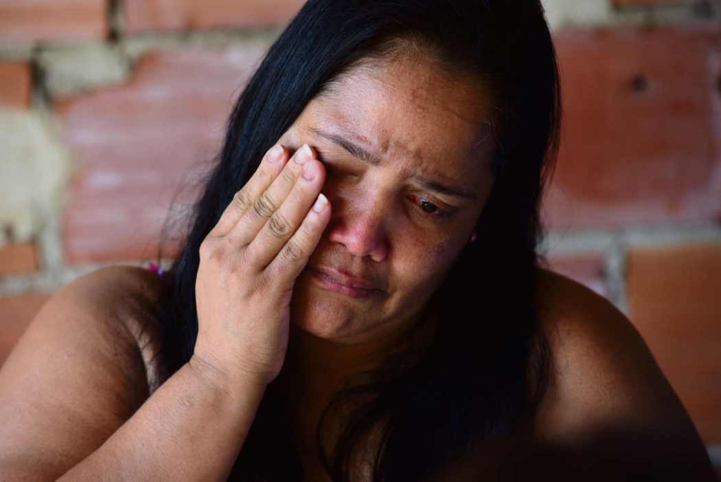 Luziene de Lourdes Oliveira da Conceição, perdeu seu filho Luciano durante a Greve da PM em fevereiro de 2017
