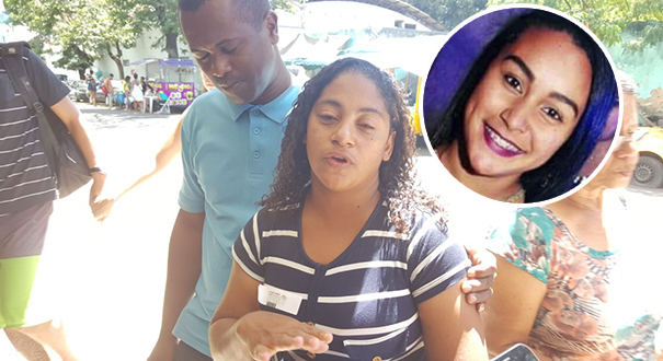 Luciene da Silva, mãe da jovem atingida por uma bala durante manifestação. Crédito: Rafael Silva