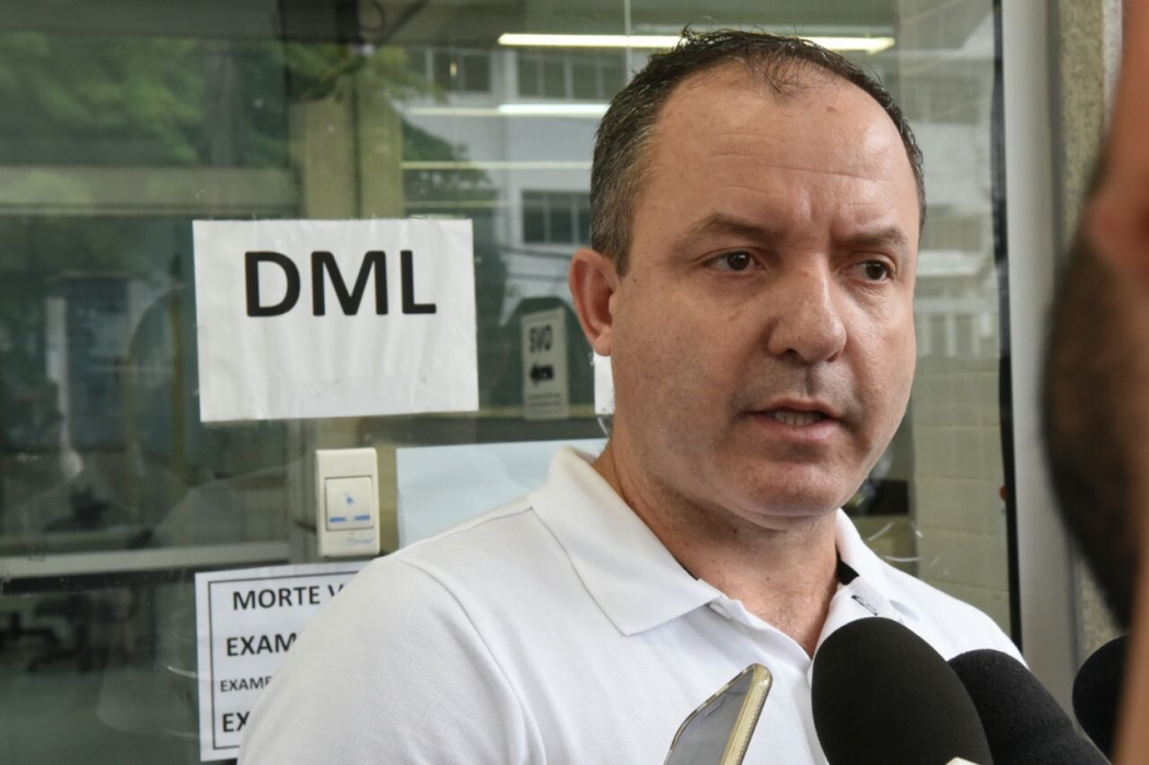 O empresário Marcos Venturini, primo da mulher morta com um vergalhão na cabeça, em Vila Velha. Crédito: Carlos Alberto Silva