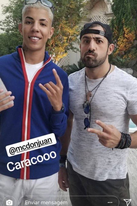 Ex-BBB Kaysar quer se lançar no funk após clipe com MC Don Juan. Crédito: Reprodução/Instagram