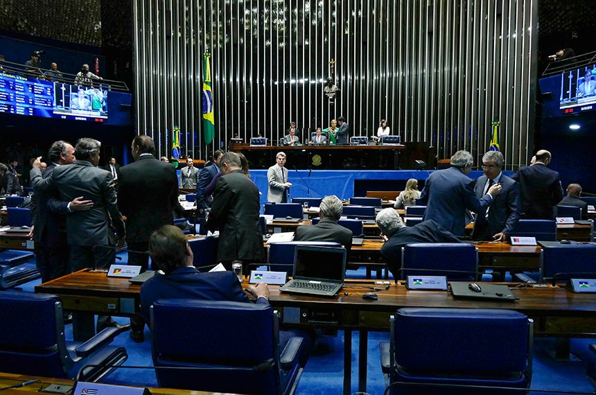 Sessão do Senado que benefício para indústria de refrigerantes. Crédito: Roque de Sá/Agência Senado