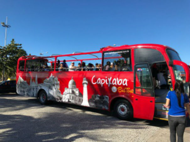 Capixaba Bus Tour, Onibus panorâmico de vitória. Crédito: Divulgação/ PMV