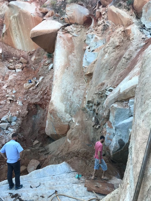 Pedreira onde trabalhador atuava fica no interior de Muqui. Crédito: Sindimármore