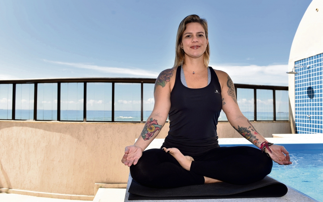 A empresária Ana Letícia Sarlo faz ioga, meditação e usa uma técnica de respiração para vencer a insônia. Crédito: Fernando Madeira