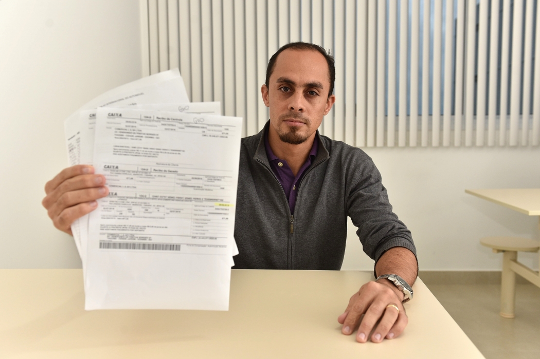 Wellison de Castro Temido parou de pagar o Fies quando ficou desempregado. Crédito: Fernando Madeira