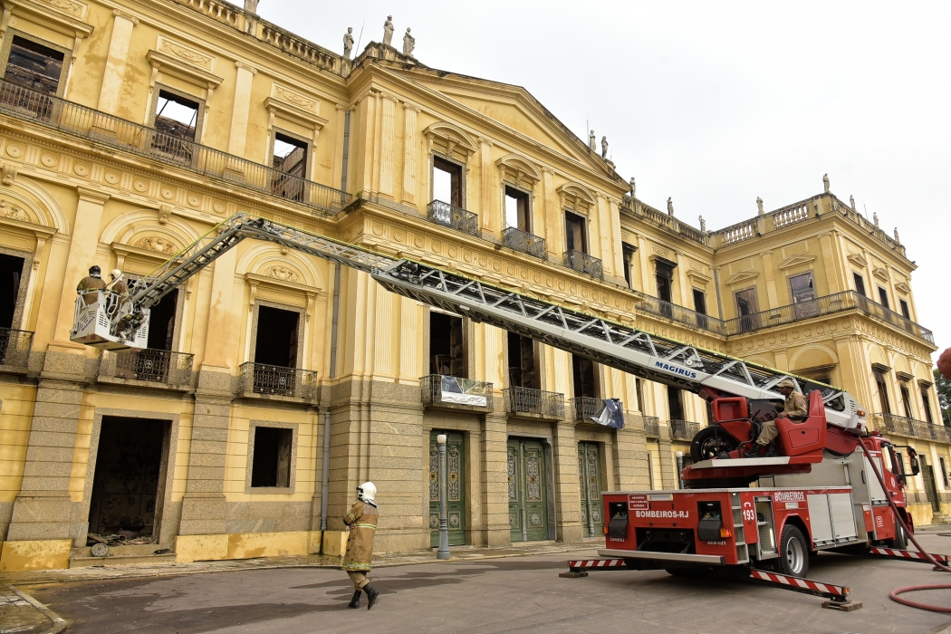 Incendio no Museu Nacional. Crédito: Thiago Ribeiro