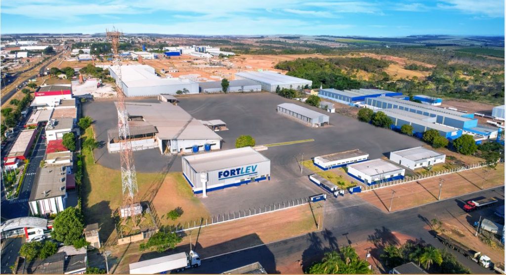 Fábrica da FortLev em Anápolis, Goiás. . Crédito: FortLev/Divulgação