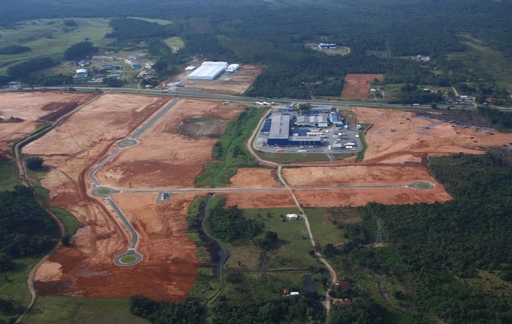 VTO Araquari: empreendimento localizado na região metropolitana de Joinville e ao lado da fábrica da BMW. . Crédito: VTO Polos Empresariais/Divulgação