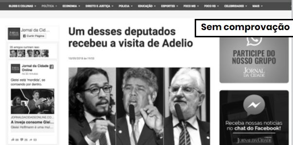 Adélio esteve na Câmara em 2013 mas ainda não se sabe se visitou deputados do PSOL . Crédito: Reprodução