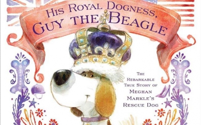 Livro 'His Royal Dogness, Guy the Beagle: The Rebarkable True Story of Meghan Markles Rescue Dog' conta história do cachorro da duquesa de Sussex. Crédito: Reprodução