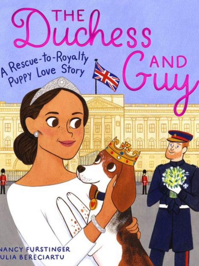 The Duchess and Guy: A Rescue-to-Royalty Puppy Love Story, livro de ilustrações sobre cão de Meghan Markle. Crédito: Divulgação