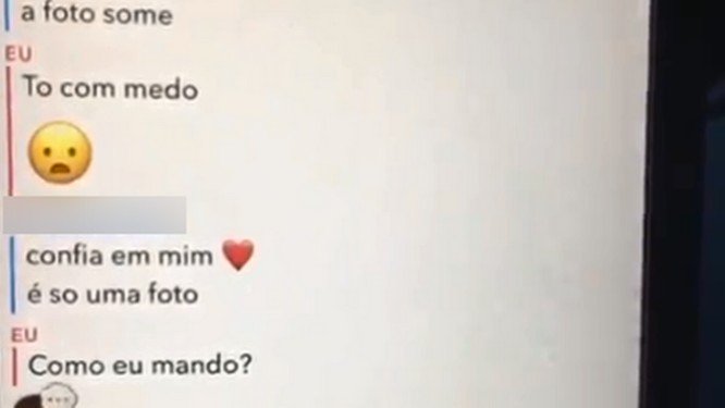 Suspeito de pedofilia pediu fotos de criança em mensagens. Crédito: Reprodução/Redes sociais