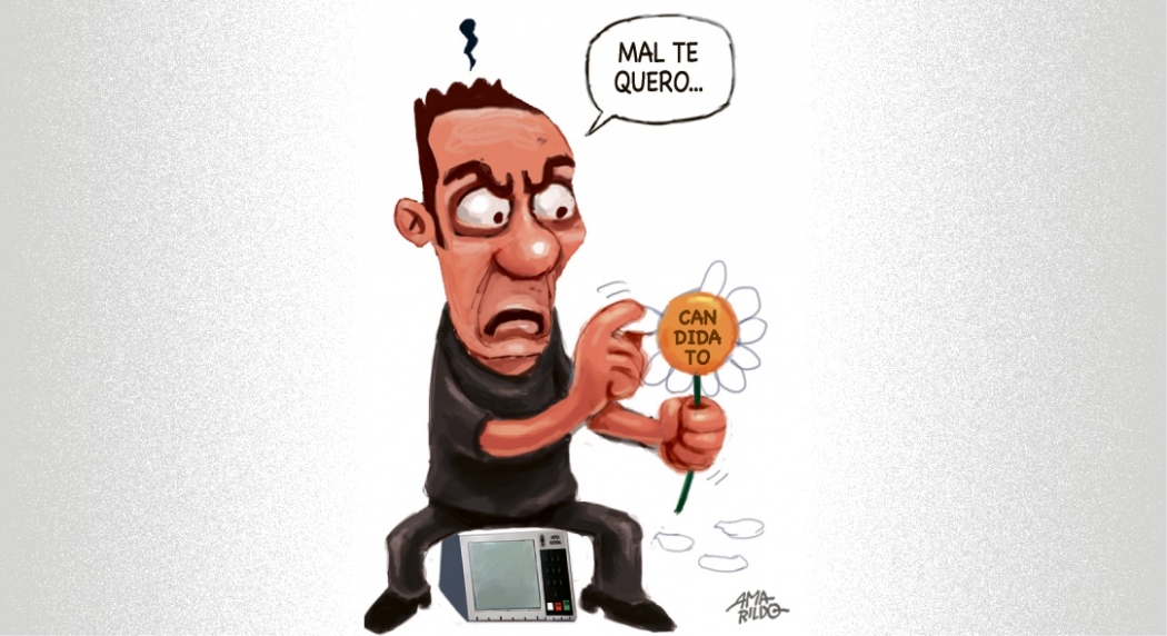 Hostilidade na campanha eleitoral. Crédito: Amarildo