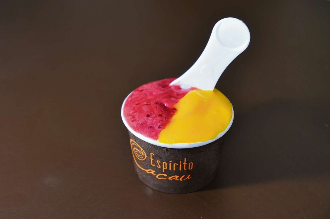 Acerola, mel de cacau, tiramisù e pitanga estão entre os novos sabores da Espírito Cacau. Crédito: Fernando Madeira