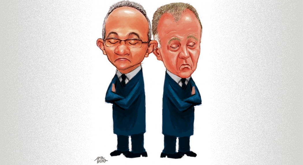 Casagrande e Hartung vão ter que conversar. Crédito: Amarildo