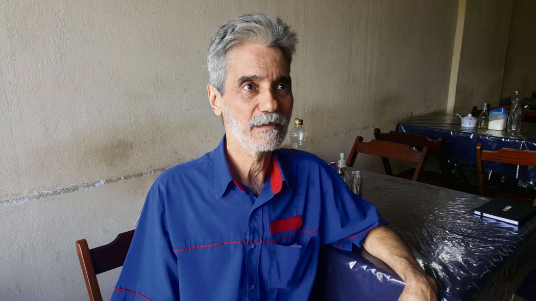 José do Carmo Cavalini, 63 anos, dono de restaurante arrombado em Cariacica. Crédito: Victor Muniz
