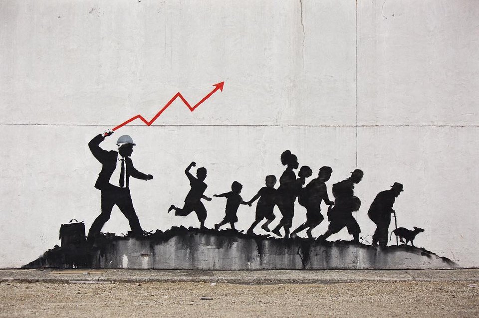 . Crédito: Banksy/ Divulgação