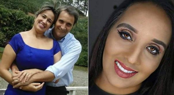 À esquerda, Joilma com o marido; à direita, Thereza. As duas morreram após o acidente. Crédito: Reprodução
