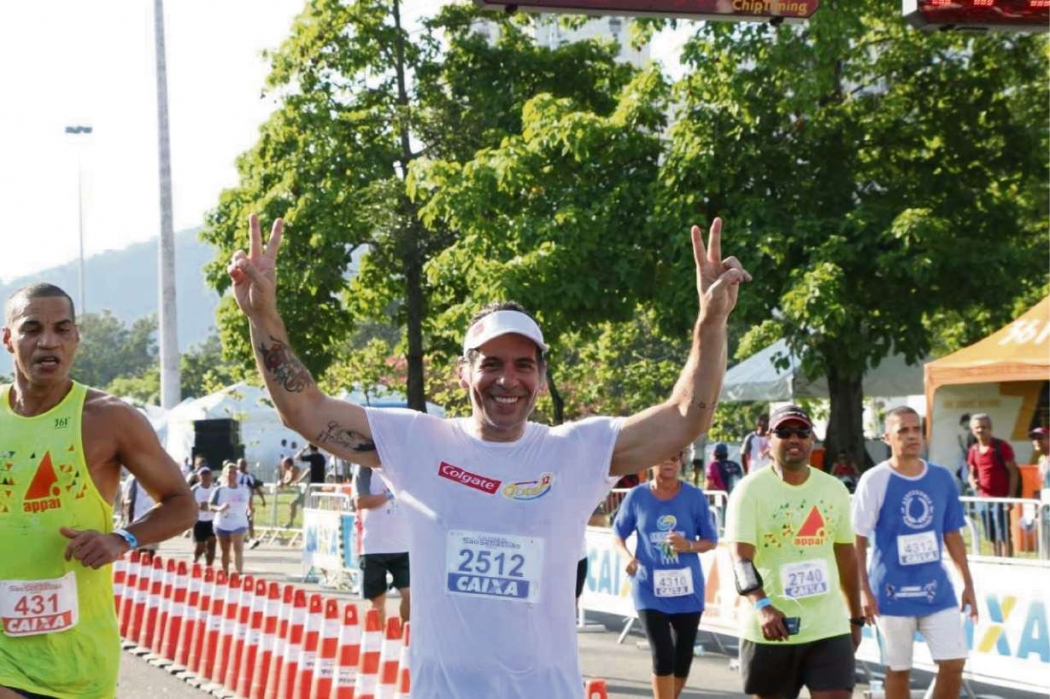 O ator Leandro Hassum entrou para o mundo das corridas. Crédito: Divulgação