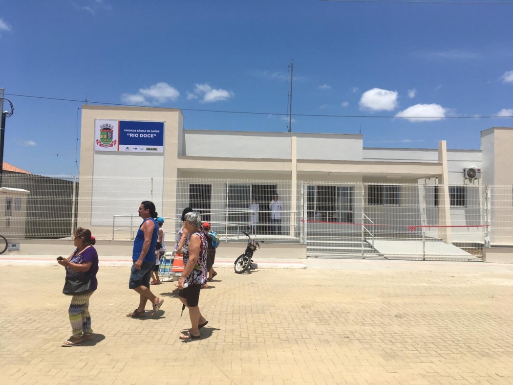 Unidade de saúde do Residencial Rio Doce, em Linhares. Crédito: Loreta Fagionato