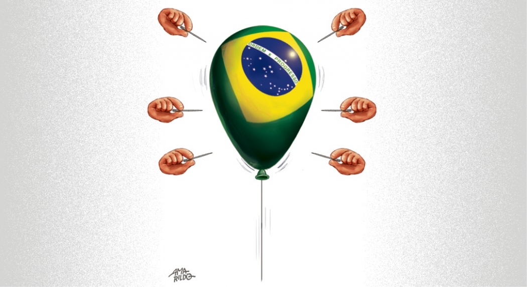 O Brasil e a onda liberal. Crédito: Amarildo