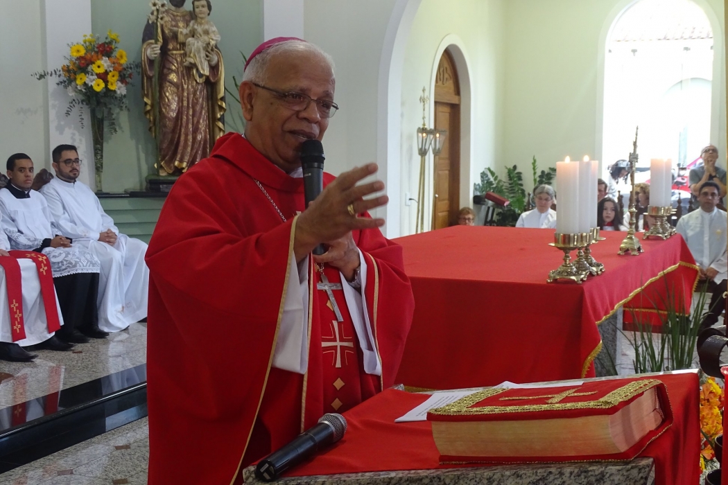 A primeira missa do arcebispo de Vitória será celebrada neste domingo no Morro de São Benedito. Crédito: Diocese de Cachoeiro