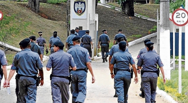 Policiais militares no Espírito Santo