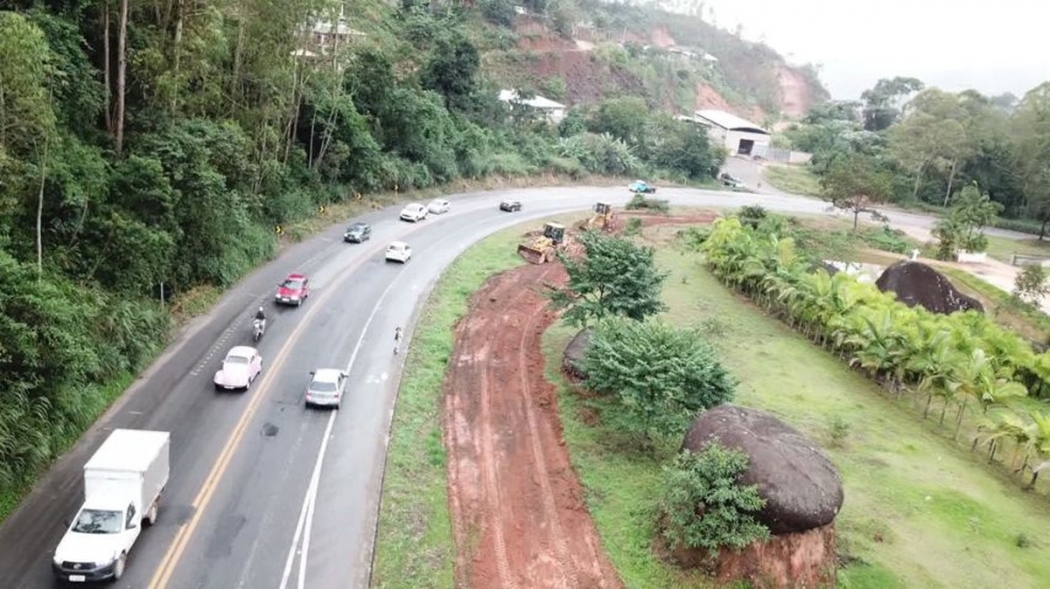 Só parte dos 7,2 quilômetros que estavam sendo duplicados continua em obras. Crédito: Gazeta Online