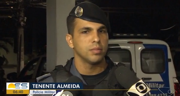 Tenente Almeida . Crédito: Reprodução/TV Gazeta