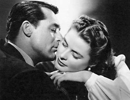 Cary Grant e Ingrid Bergman em "Interlúdio". Crédito: Arquivo
